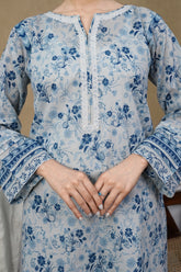 NUSL3285 Printed Lawn Suit - Unstitched 3Pc